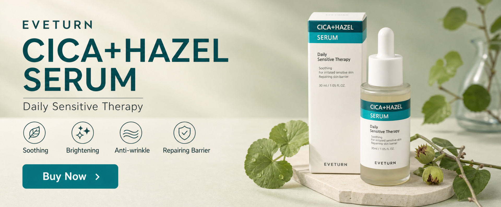 CICA+HAZEL Serum banner 3